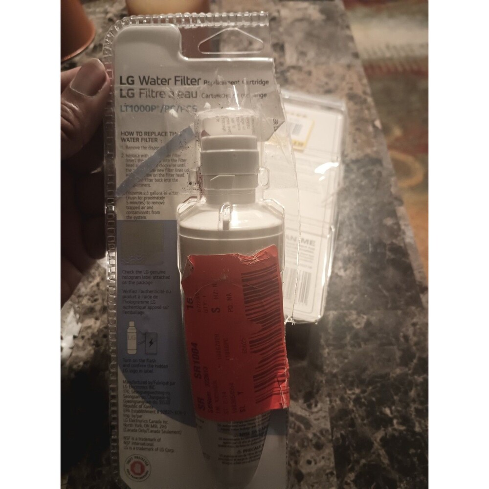 Genuine LG Water Filter Replacement Cartridge LT1000P/PC/PCS - New and Sealed!